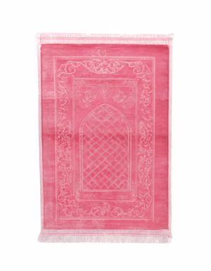 Samt Gebetsteppich in Rosa