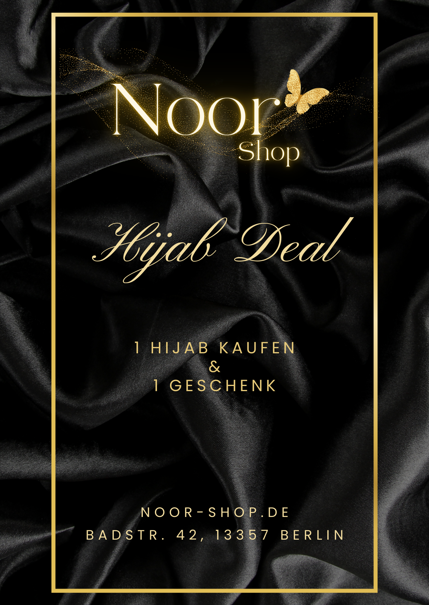 Noor Shop Berlin – Hijab Deal: Kaufe 1 Hijab und erhalte 1 gratis, nur im Laden