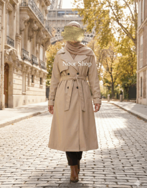 Premium-Trenchcoat in Beige
