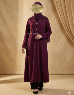 Elegante Abaya in Beere