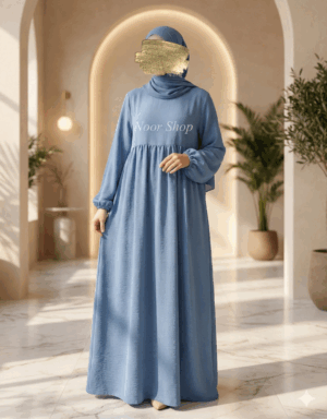 Elegantes Maxi Kleid in Hellblau