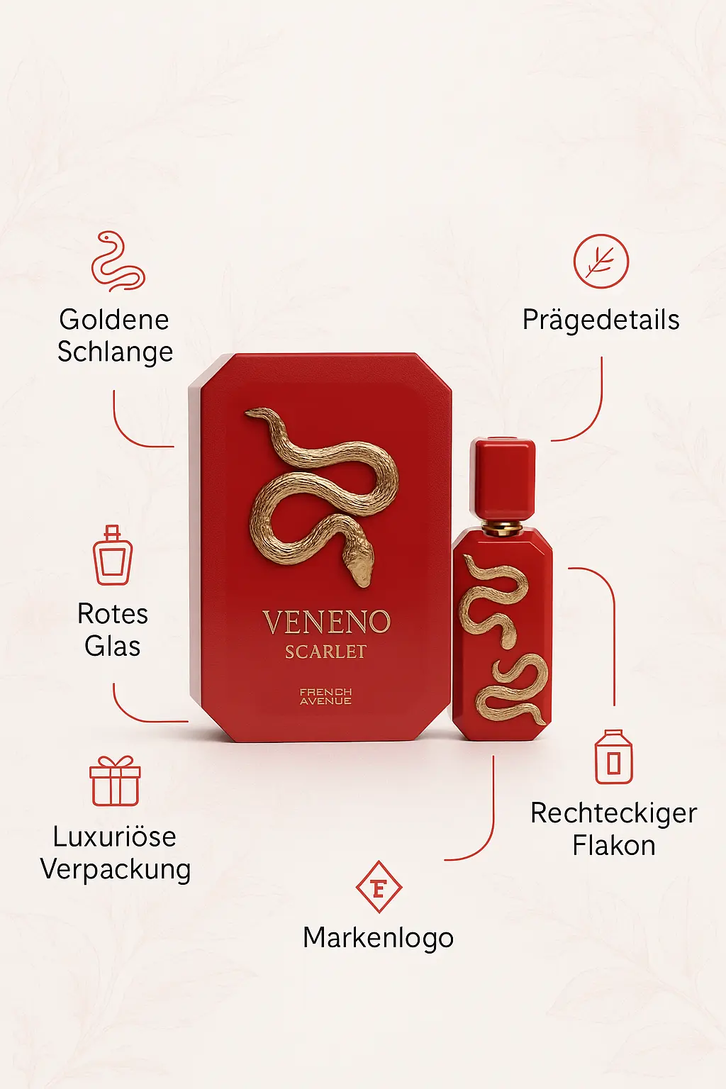 Veneno Scarlet French Avenue 100ml – Bild 3