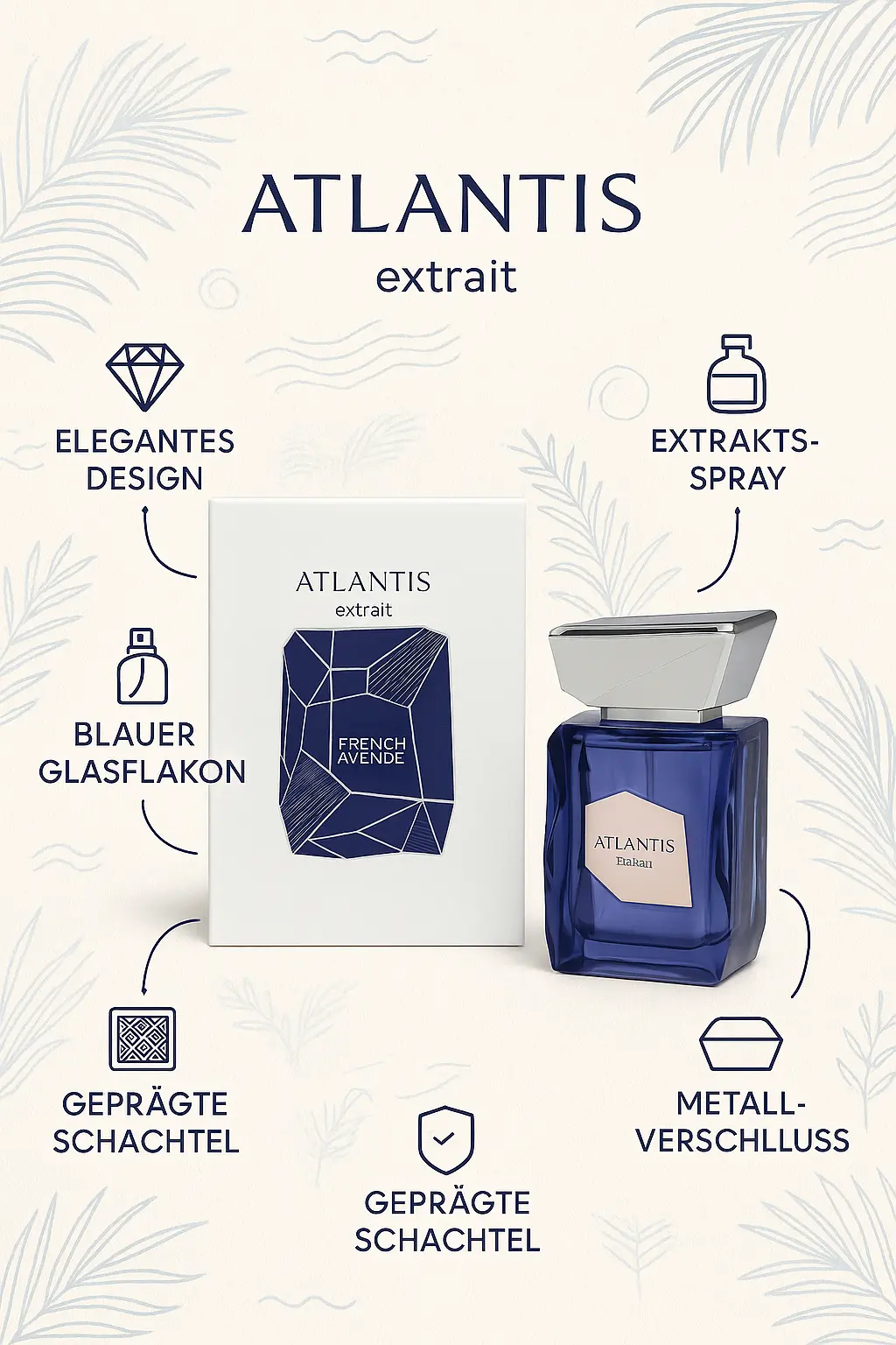 Atlantis Extrait French Avenue Extrait De Parfum 100ml – Bild 3