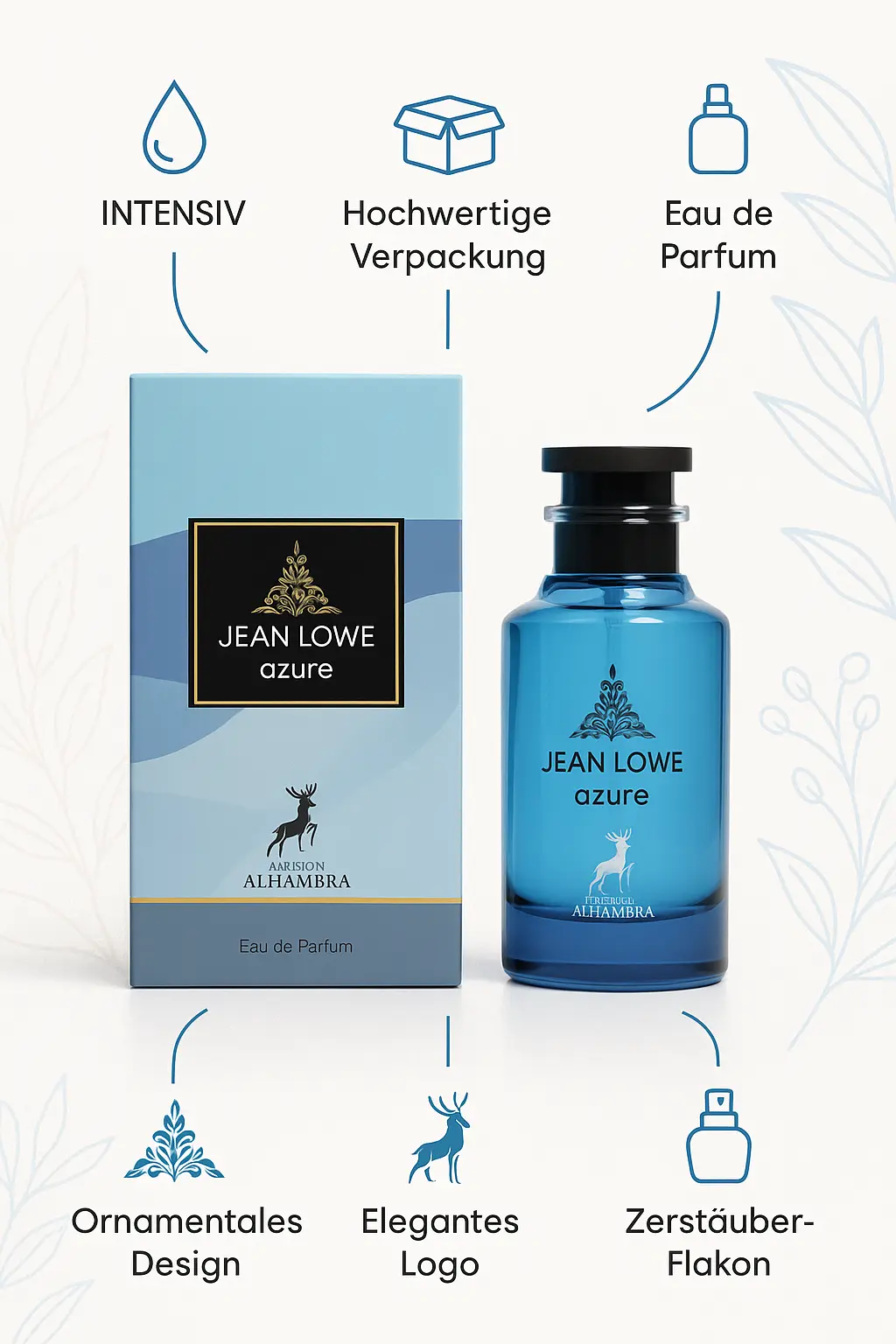 Jean Lowe Azure Maison Alhambra Eau De Parfum 100ml – Bild 3