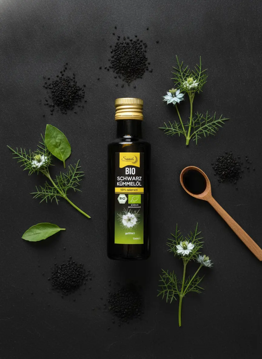 Schwarzkümmelöl Bio gefiltert 100ml – Bild 3