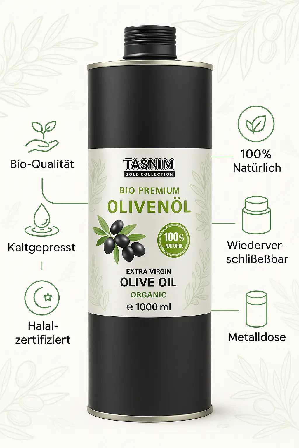 Olivenöl Bio Premium 1L – Bild 2