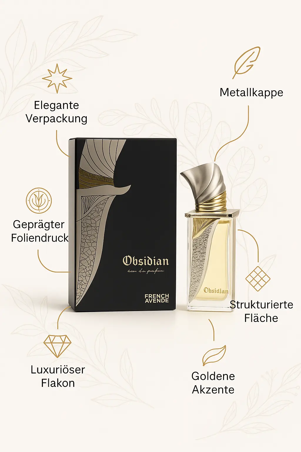Obsidian French Avenue Extrait De Parfum 100ml – Bild 2
