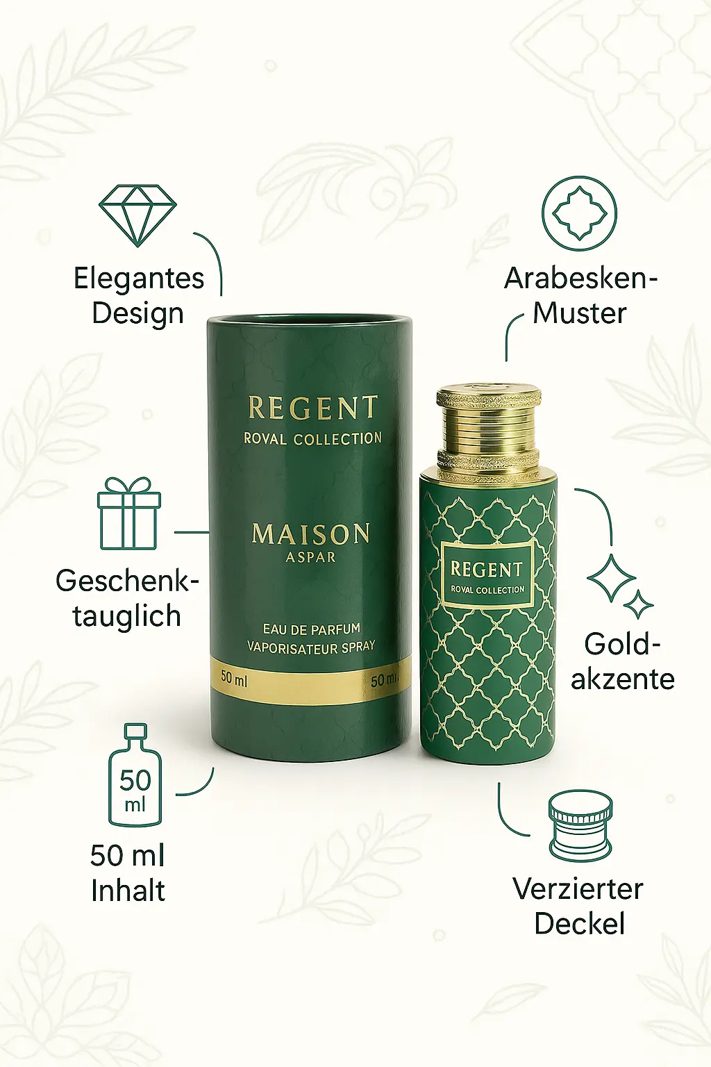 Maison Asrar Regent Eau De Parfum 100ml – Bild 2