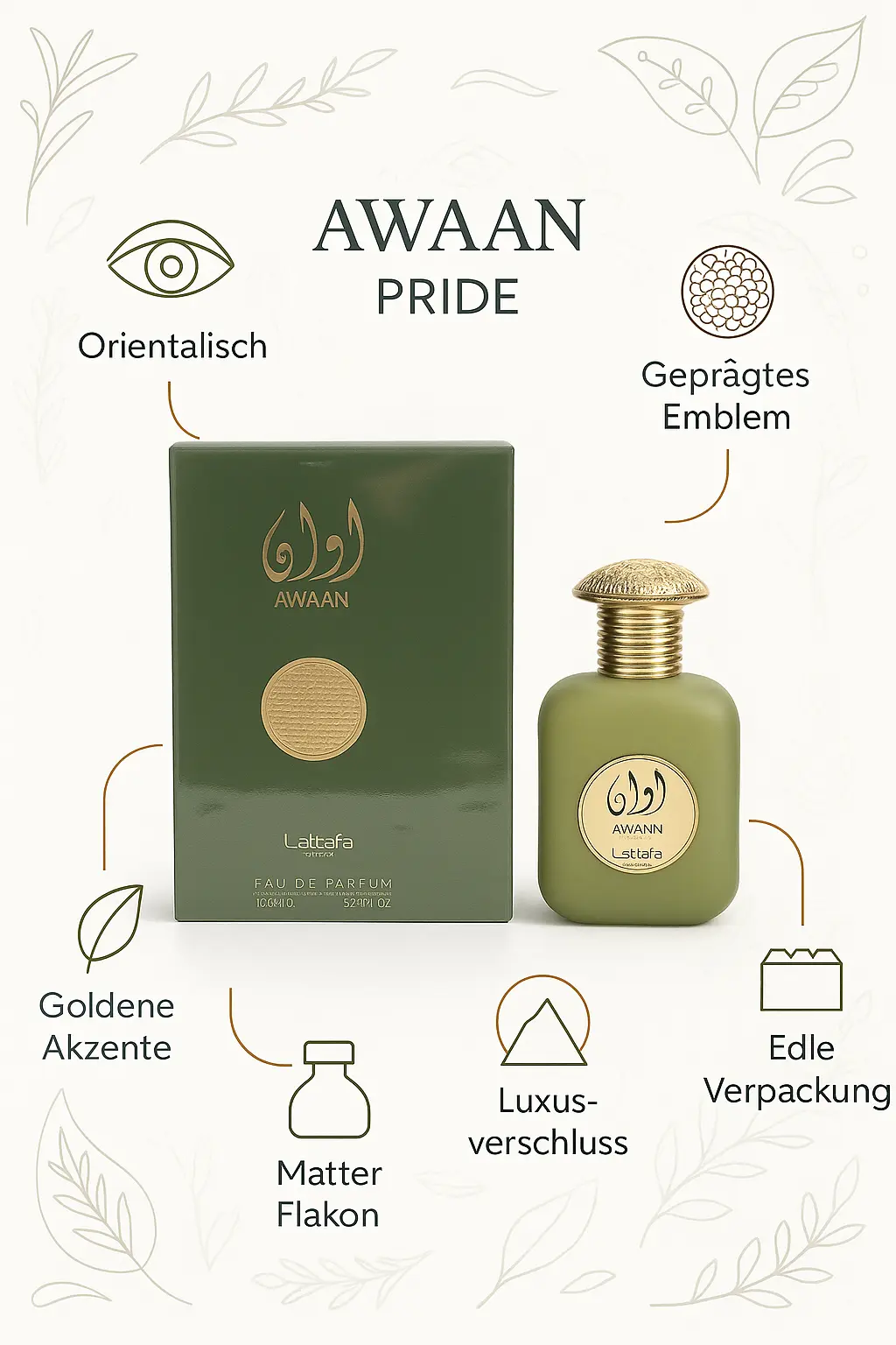 Awan Lattafa Pride Eau De Parfum 100ml – Bild 2