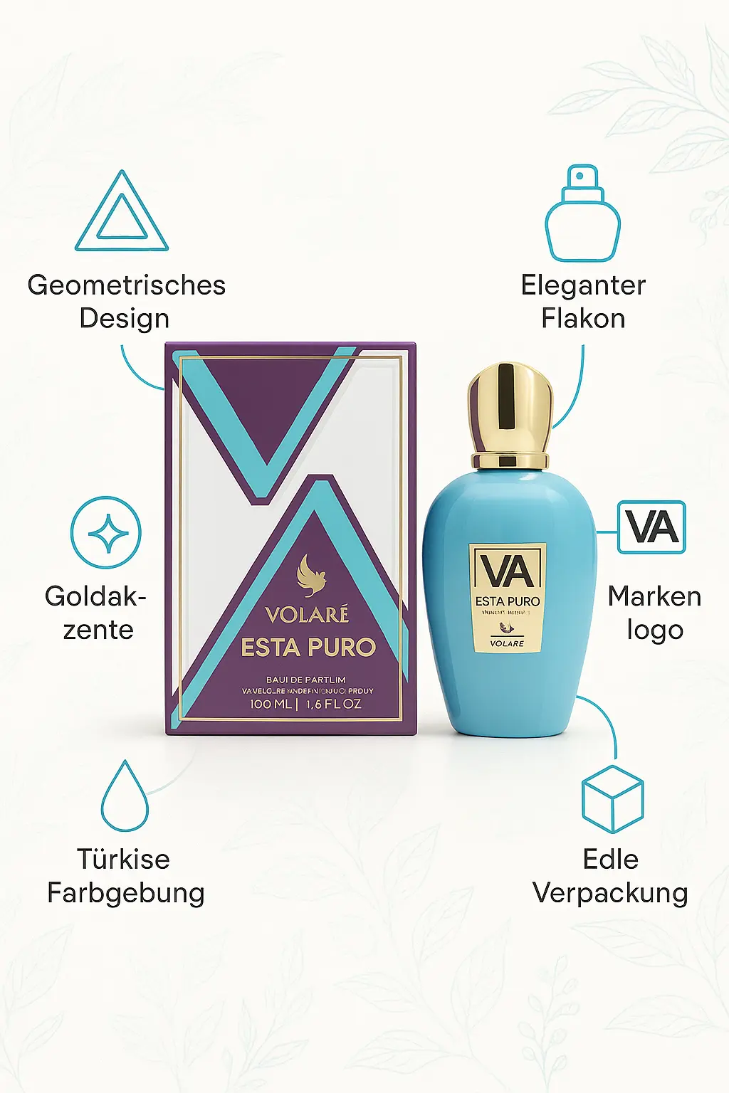 Volare Esta Puro Eau De Parfum 100ml – Bild 2