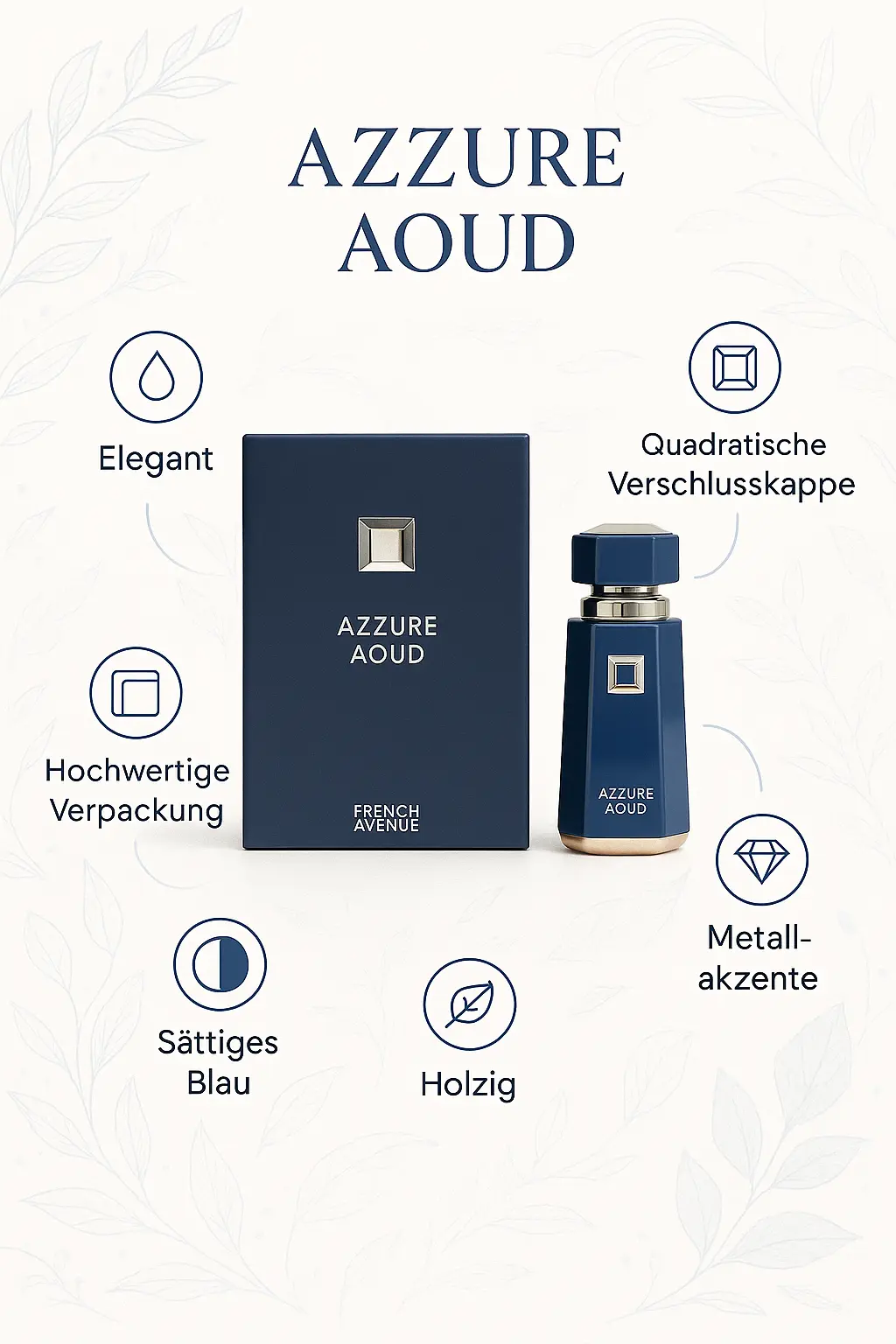 Azzure Aoud French Avenue Eau De Parfum 100ml – Bild 3