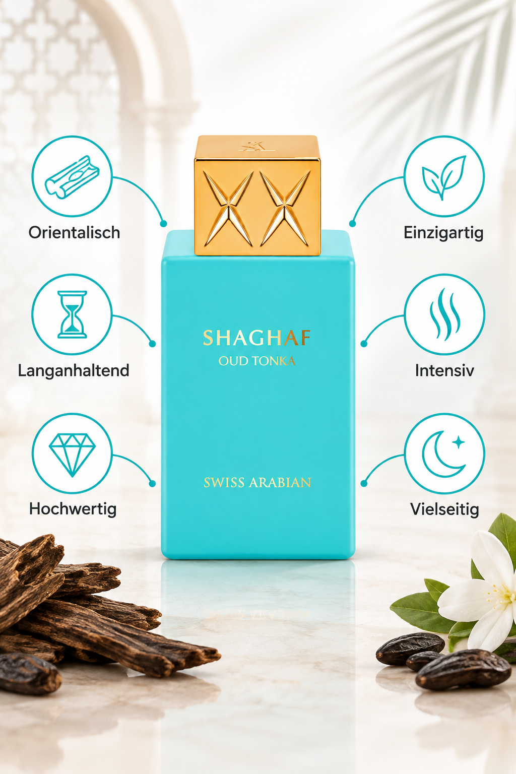 Swiss Arabian Shaghaf Oud Tonka Eau de Parfum 75 ml – Ansicht 2