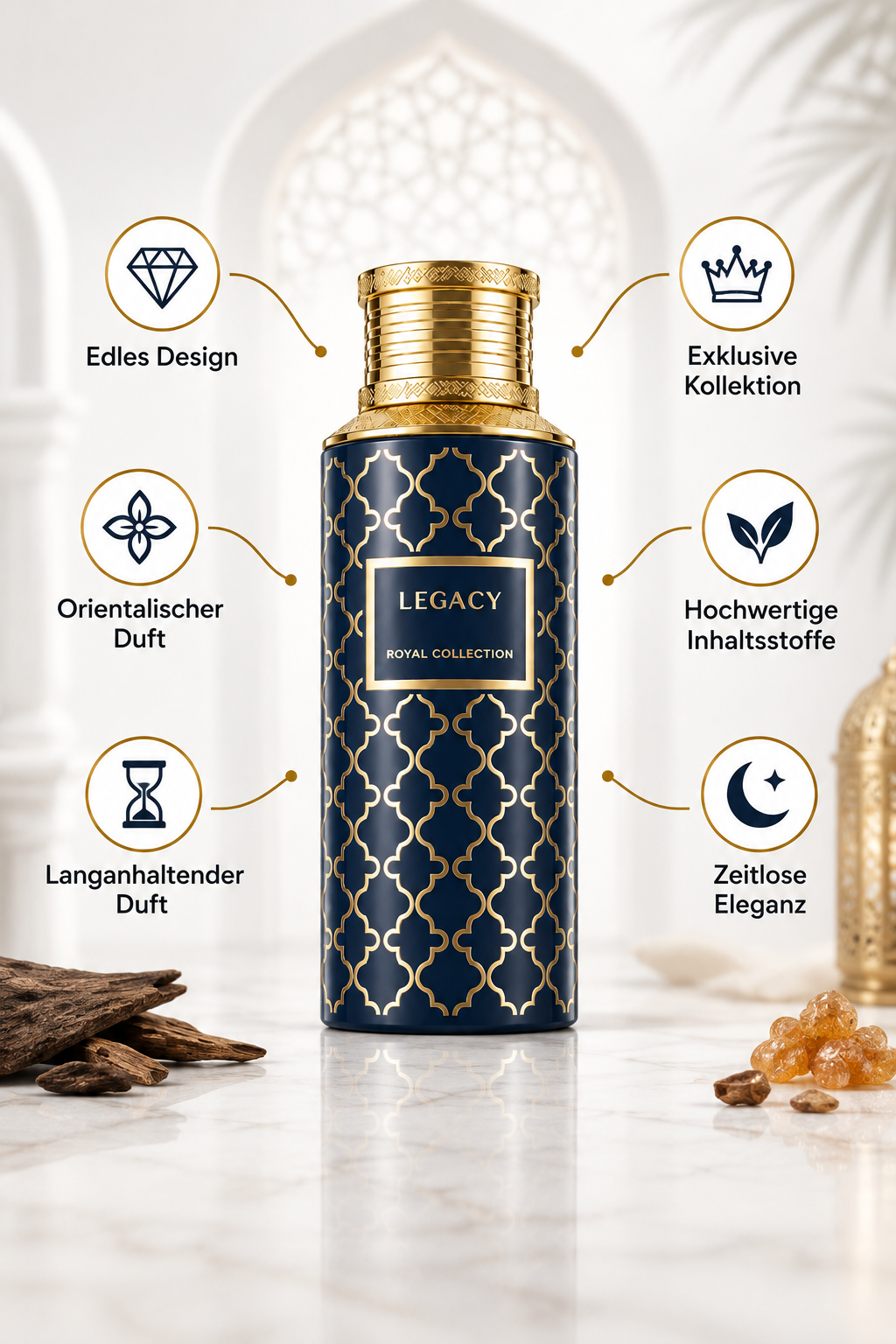 Maison Asrar Legacy (Royal Collection) Eau de Parfum 100 ml – Ansicht 2