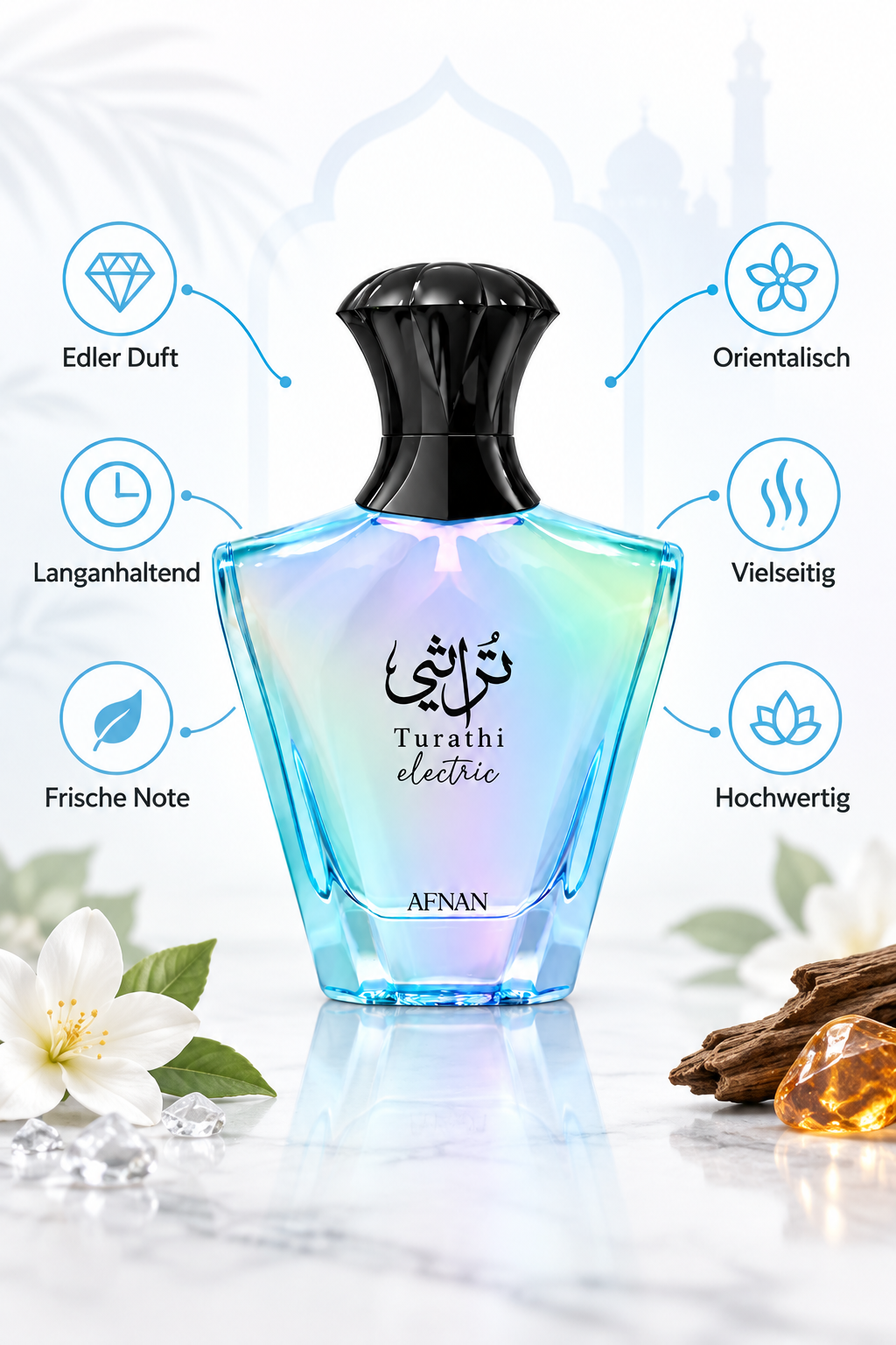 Afnan Turathi Electric 90 ml Eau de Parfum – Ansicht 2
