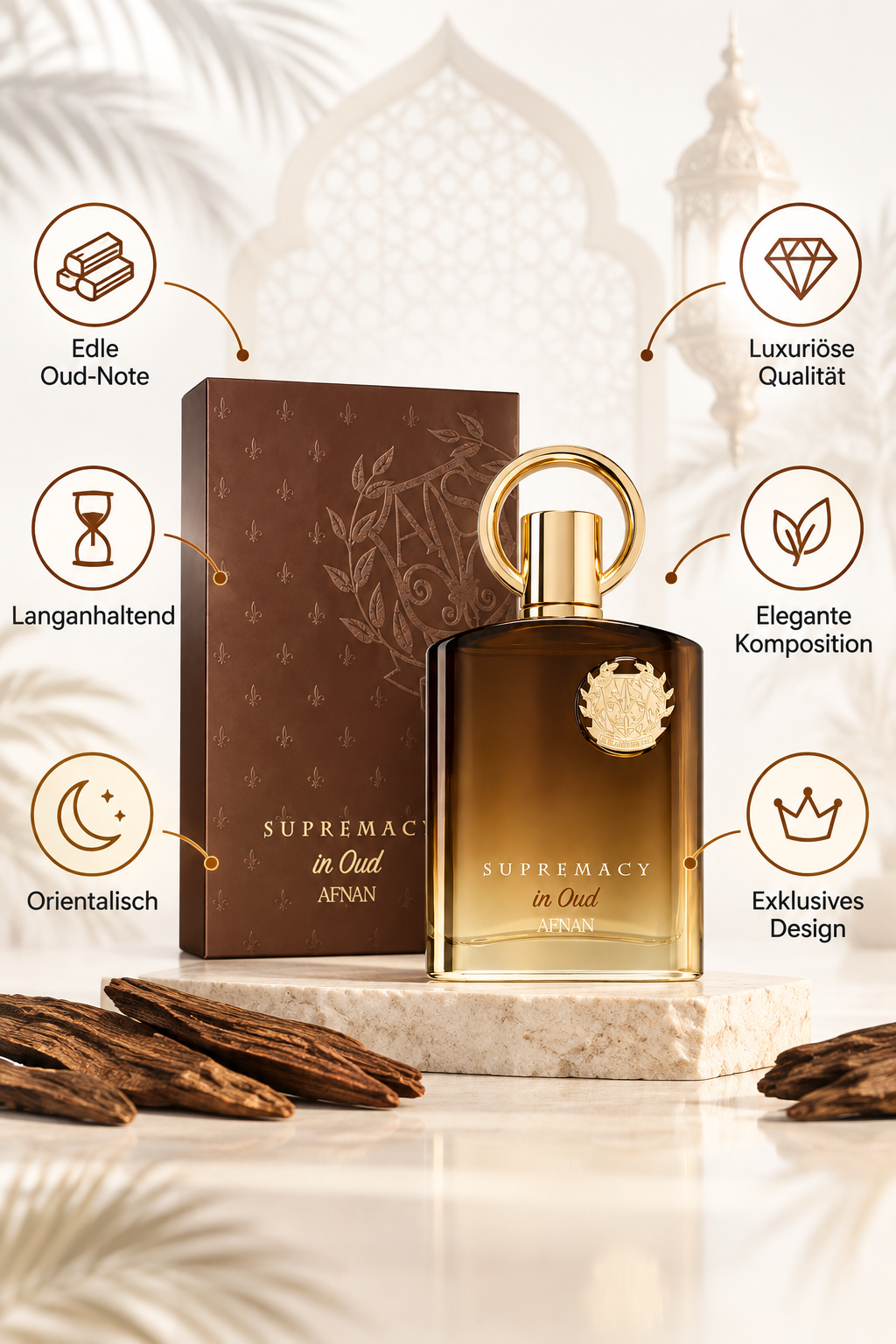 Afnan Perfumes Supremacy in Oud Extrait de Parfum 100 ml – Ansicht 2