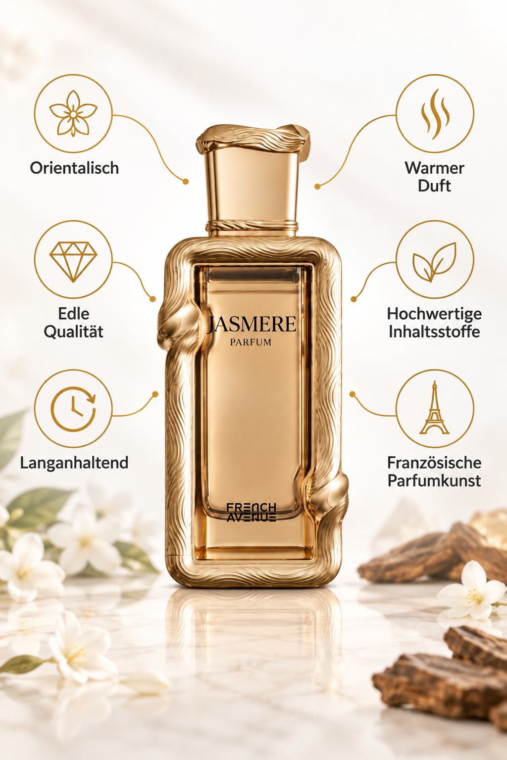 French Avenue Jasmere Eau de Parfum 100 ml – Ansicht 2