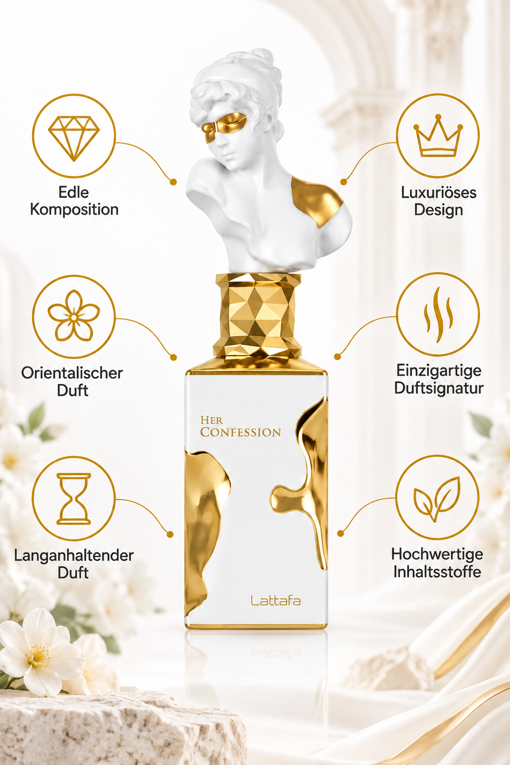 Lattafa Her Confession Eau de Parfum 100 ml – Ansicht 2