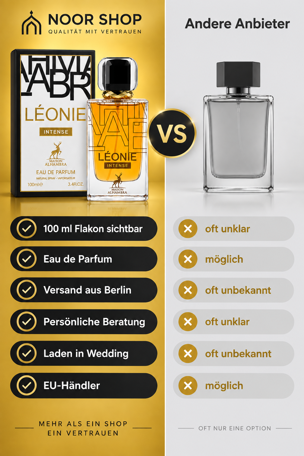 Maison Alhambra Léonie Intense – 100 ml Eau de Parfum – Ansicht 3