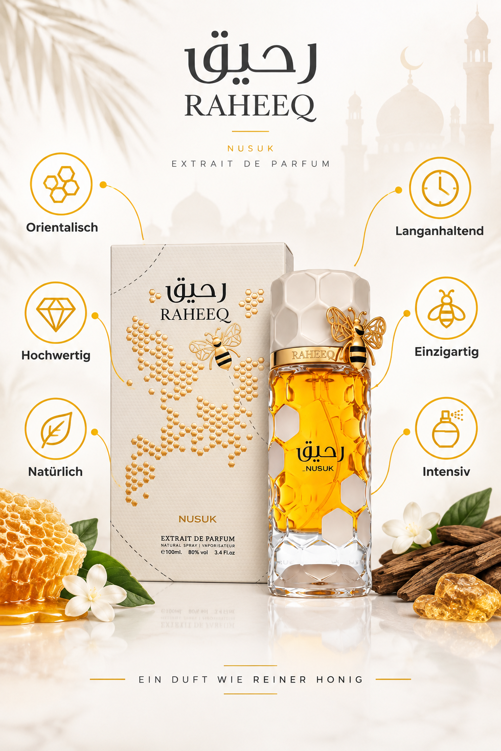 Nusuk Raheeq Extrait de Parfum 100 ml – Ansicht 2