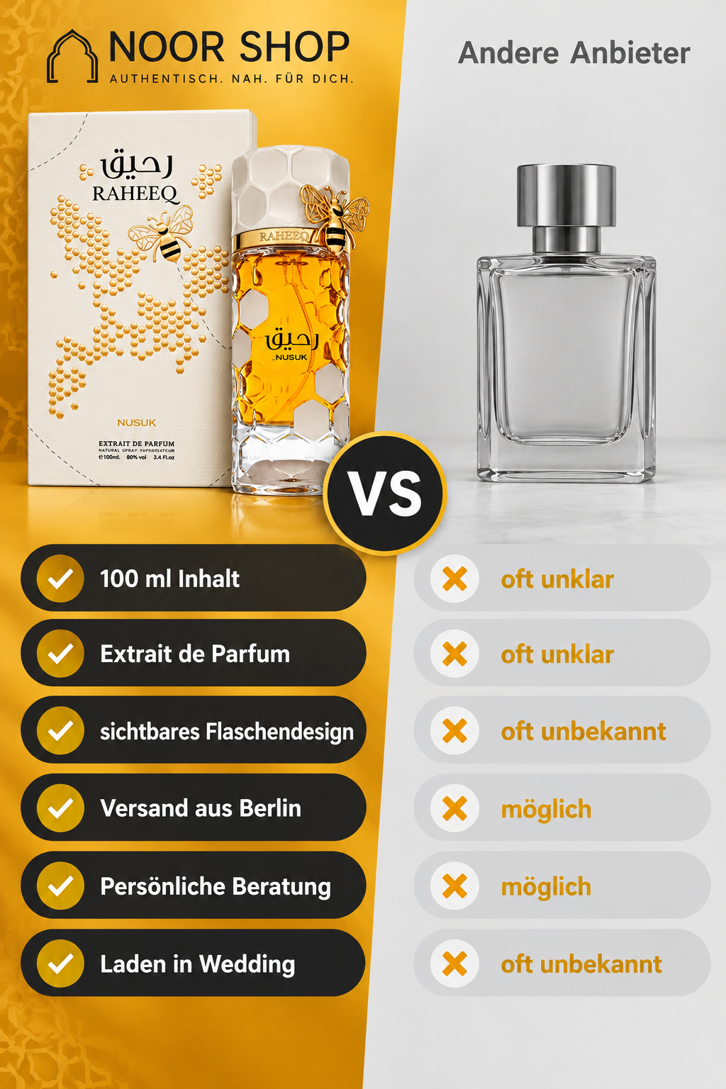 Nusuk Raheeq Extrait de Parfum 100 ml – Ansicht 3