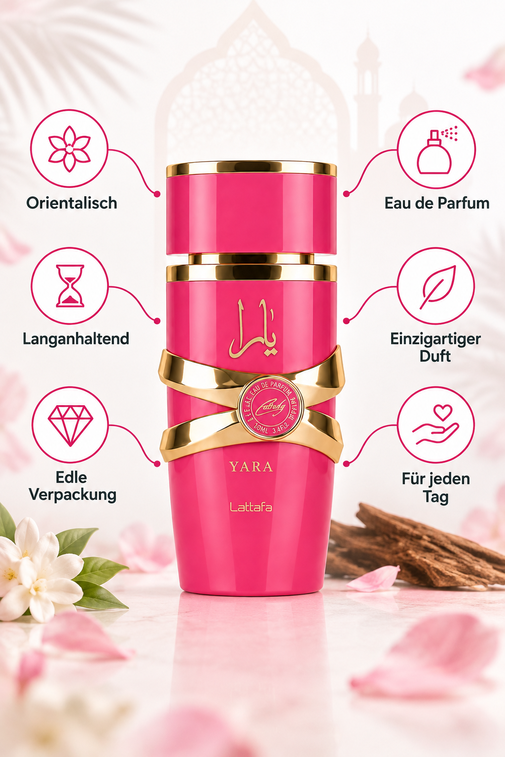 Lattafa Yara Candy Eau de Parfum 100 ml – Ansicht 2